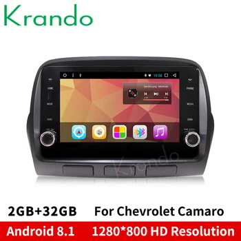 

Krando Android 8.1 8" car radio player for Chevrolet Camaro navigation gps multimedia system audio player gps BT wifi