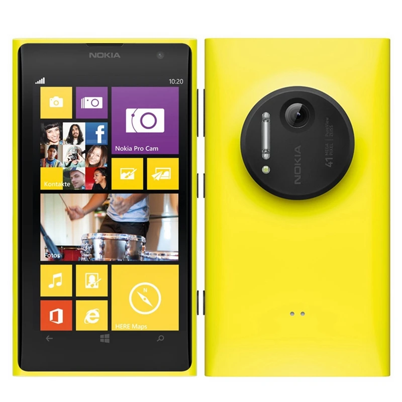 Оригинальный разблокированный мобильный телефон Nokia Lumia 1020 Windows Phone 32 ГБ камера 41