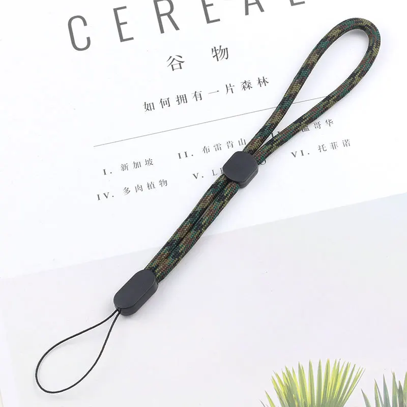 Camouflage green 50 шт./лот, крепкий тканевый ремешок на запястье, ремешок для USB флеш-накопителей, Брелоки для ключей, значки с идентификационными именами, разные цвета - Цвет: Camouflage green