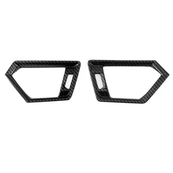 

Carbon Fiber Front Side Air Conditioner Vent Outlet AC Cover Trim Frame Fit For BMW 3 Series G20 2019 2020