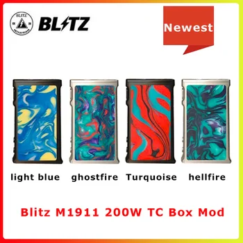 

Newest Vaporizer Blitz M1911 200W TC Vape mod fit Versus Tank /zeus x TC mod by 18650 Vape E cigarette kit vs drag 2/ijoy shogun