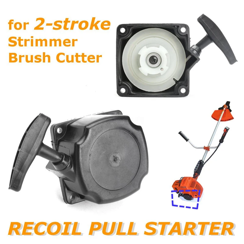 Recoil Pull Starter Start pour 2 temps débroussailleuse Whipper Snipper Trimmer 