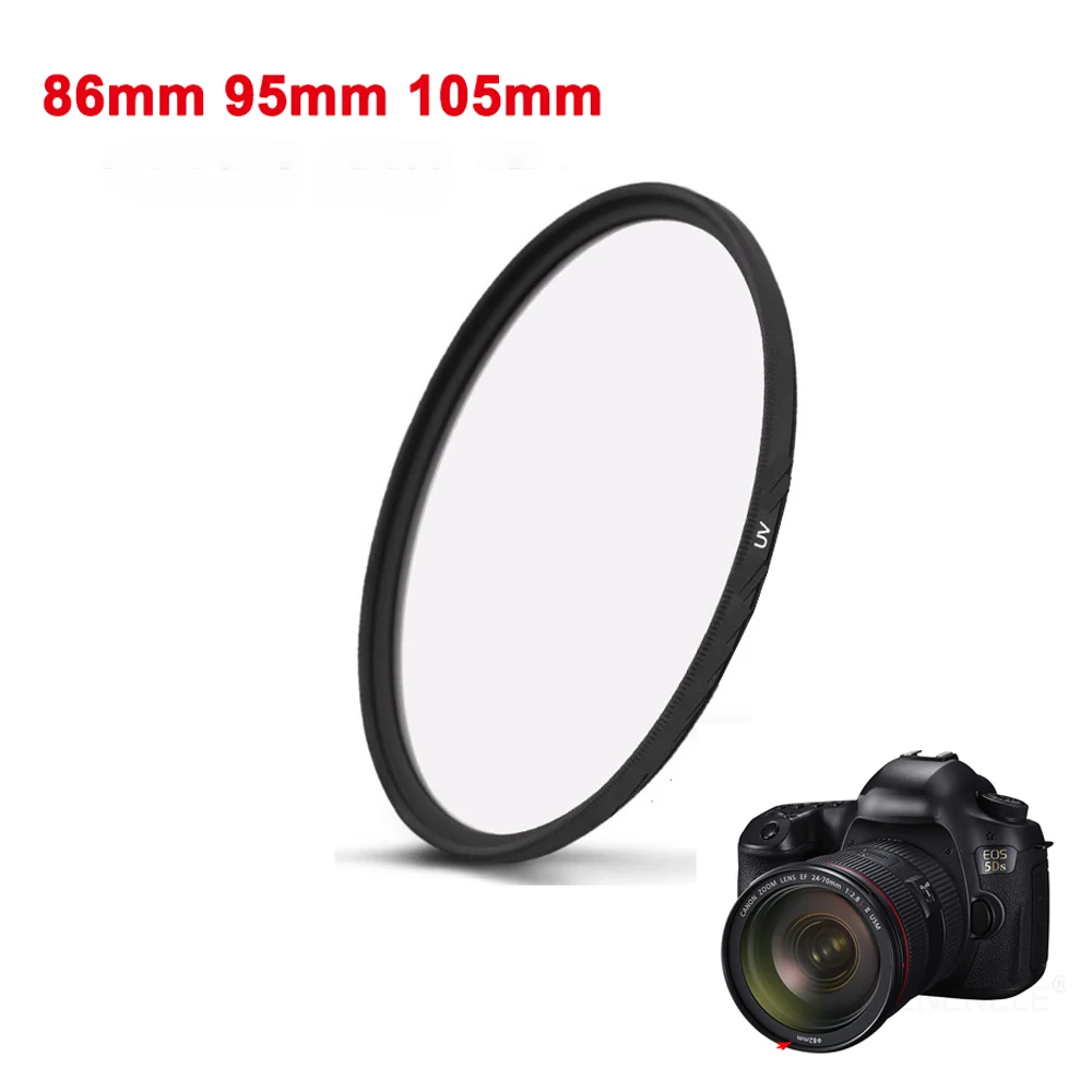 86 мм 95 мм 105 мм УФ-фильтр защитный фильтр объектива для Nikon Canon Сигма-камера