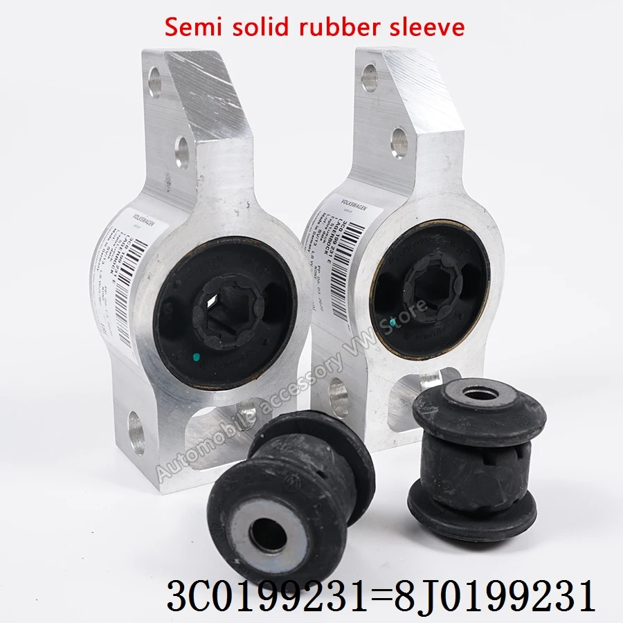 3C0199231E Front Control Arms Bushing Lower Bracket Rubber Suspension For VW Passat B6 B7 Tiguan CC TT/TTS Coupe Sharan control arm bushings kit control arm auto spare parts tools