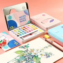 36 цветов краска на водной основе набор черная коробка краска ing краски эскизы разноцветная кисть Граффити стиль производства вентилятор искусство студента