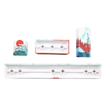 

Sea Coral SpaceBar PBT Five Sides Dye-Subbed 6.25U OEM Profile Keyboard Keycap R9JB