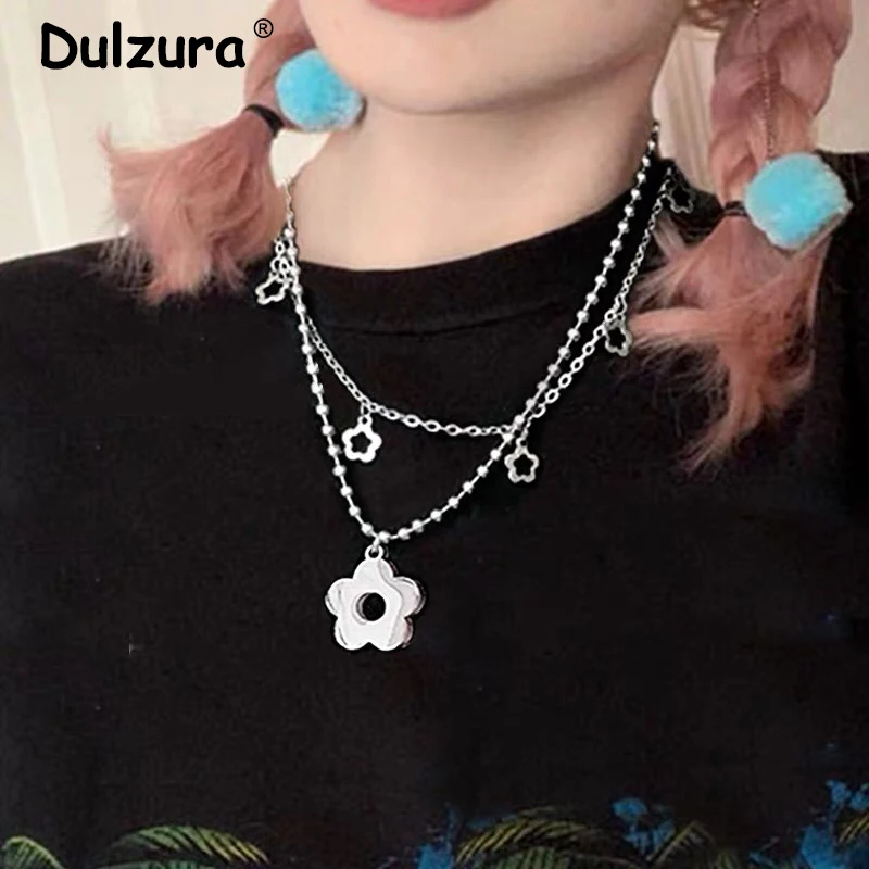 Harajuku Кролик ожерелье с подвеской в виде ключа для женщин шикарный дизайн унисекс для влюбленных из нержавеющей стали чокер в стиле панк крутые ожерелья для девочек