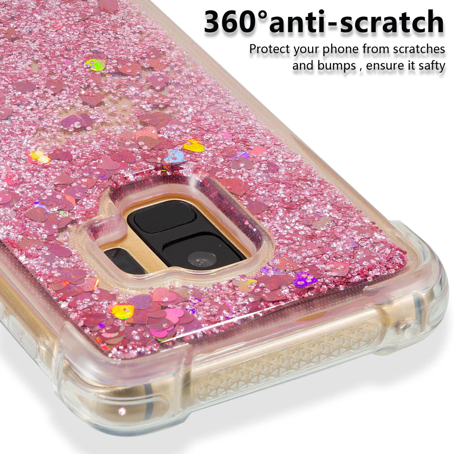 Case For Samsung Galaxy S5 S6 S7 S8 S9 Soft TPU Silicone Luxury Glitter Cover For 4