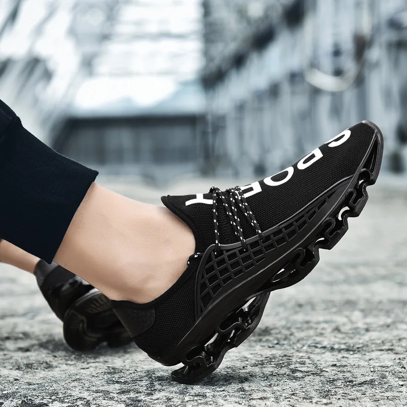 Мужская износостойкая Нескользящая Вулканизированная обувь, черные новые дышащие повседневные спортивные мужские кроссовки на плоской подошве