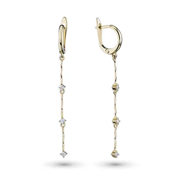 

Earrings made of yellow gold with diamond e0301sg04201591