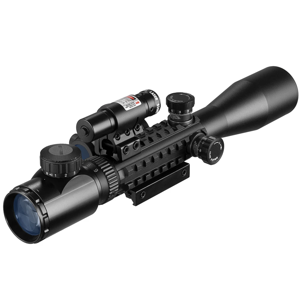 VOMZ 3-9X40 Hunting tactical red dot Laser combination Optical sight Airsoft accessories Spotting scope for rifle hunting