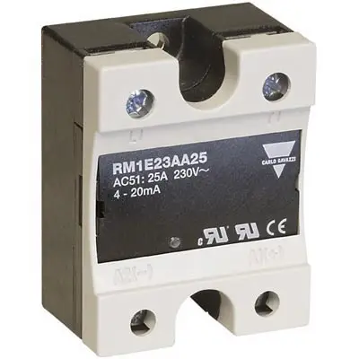

Carlo Gavazzi RM1E23AA25 Analog Switching SSR 4-20mA Solid State Relay 25A