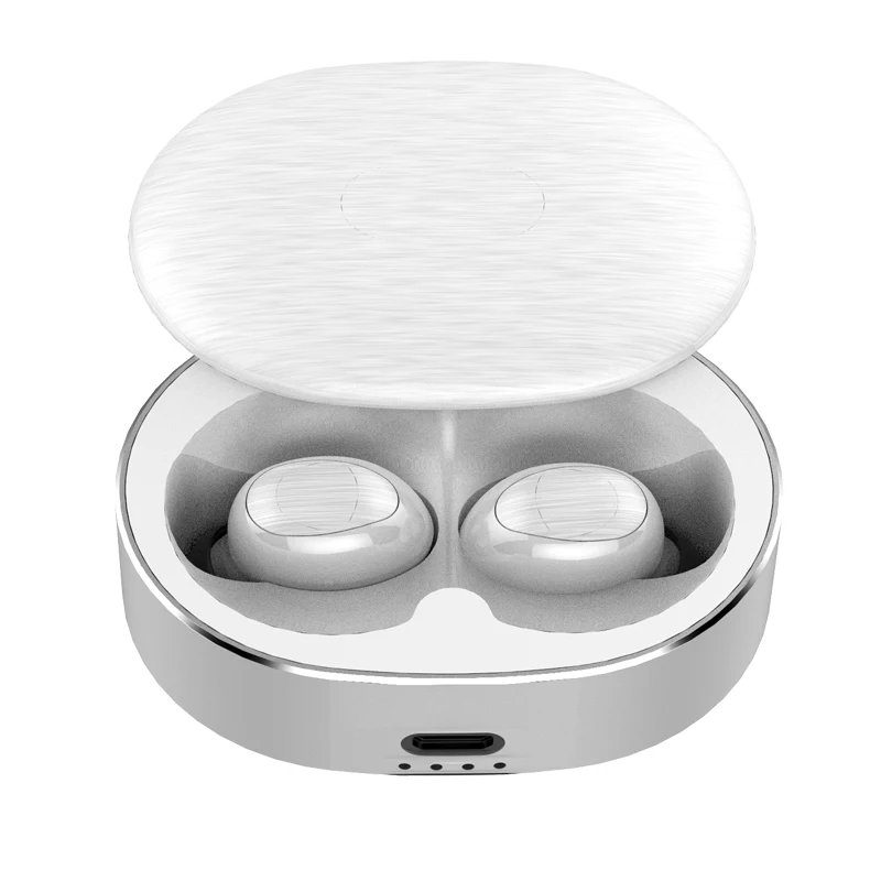 KYCXD TWS bluetooth 5,0 наушники 3D стерео мини спортивные наушники для iphone xiaomi Беспроводные наушники с зарядным устройством - Цвет: White