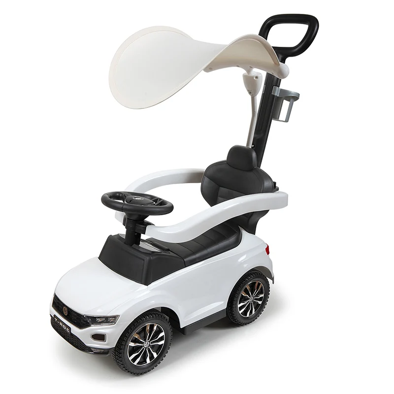 

Kid Ride On Toy Multifunction Toddler Scooter With Awning Children Push Car With Music Baby Push Trolley For 1-3Years Old BB3140