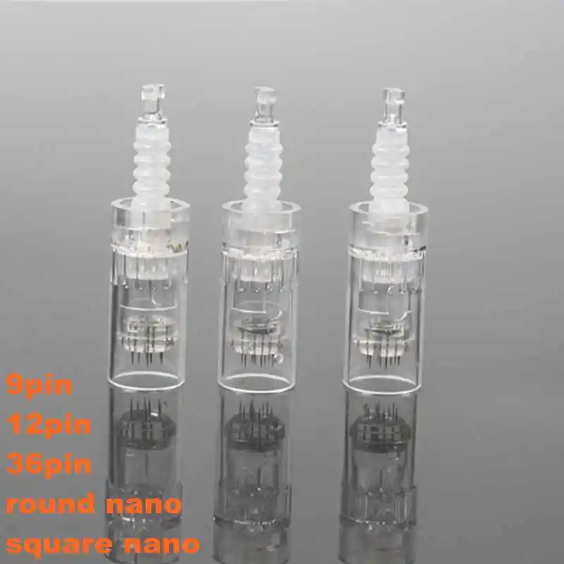 50pcs 12pin Электрический Dr. pen Derma Pen M5-W перезаряжаемая микроручка для тату иглы картридж иглы наконечники 12pin иглы для МТС bbglow - Цвет: 50pcs 12pin