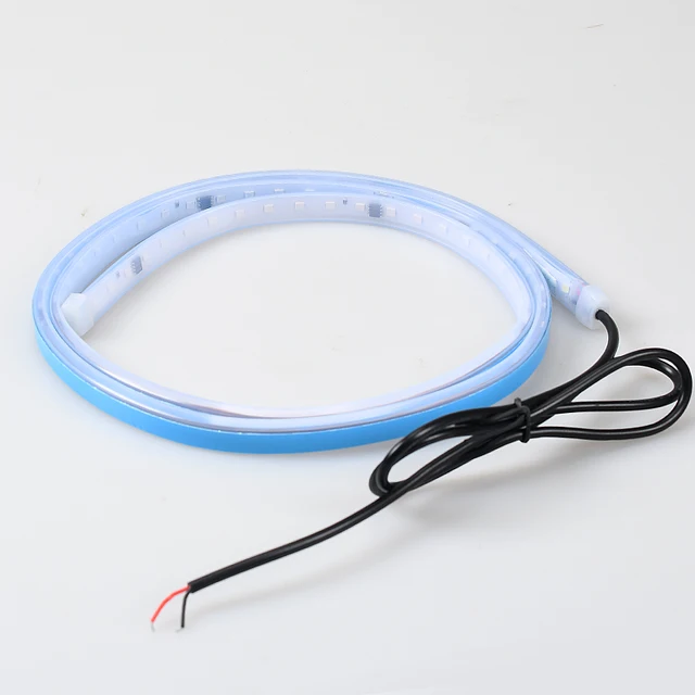 Car Door Decoration Welcome Light Strips Strobe Flashing Lights Safety 12V 120cm LED Opening Warning LED Ambient Lamp Strip Auto 1 pc