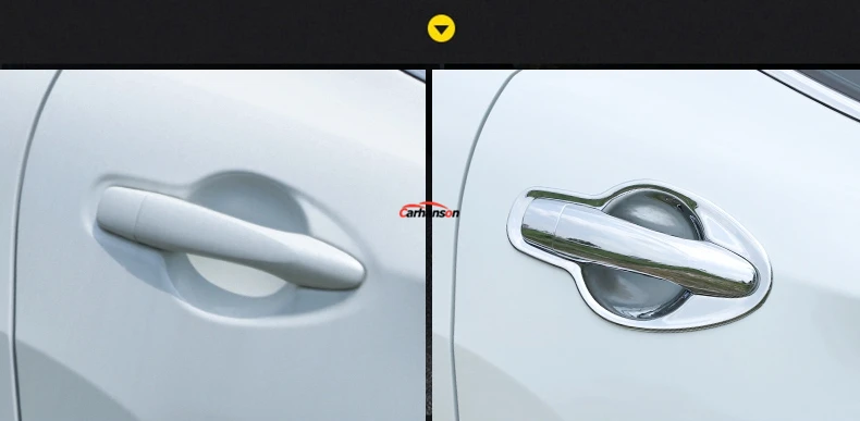 Для стайлинга автомобиля Nissan Qashqai J11 автомобильные аксессуары Дверная ручка Крышка наружное украшение протектор Чехлы наклейка отделка
