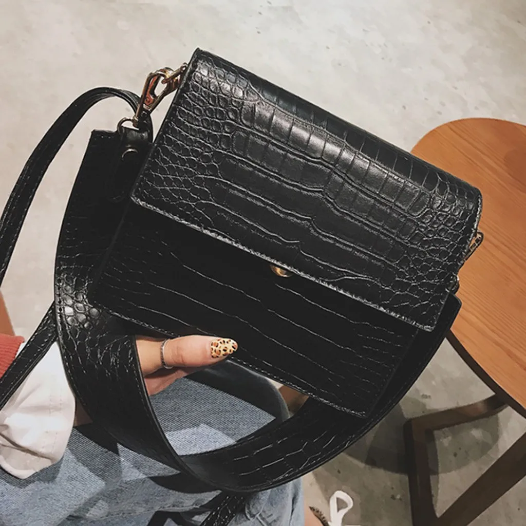 Bolsos Mujer винтажная сумка через плечо из кожи аллигатора для женщин роскошные сумки женские сумки дизайнерские женские сумки через плечо с цепочкой