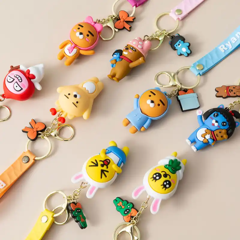 Kakaoキーホルダーかわいい漫画のおもちゃのバックパックアクセサリーバッグデコレーション車のキーペンダントキーリング送信友人の新製品21 キーホルダー Aliexpress