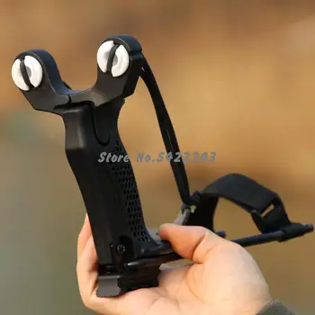 

Slingshot Black Hunting Bow Catapult Fishing Slingshot Outdoor Powerful Slingshot Catapult Shooting Arrows Crossbow Bow