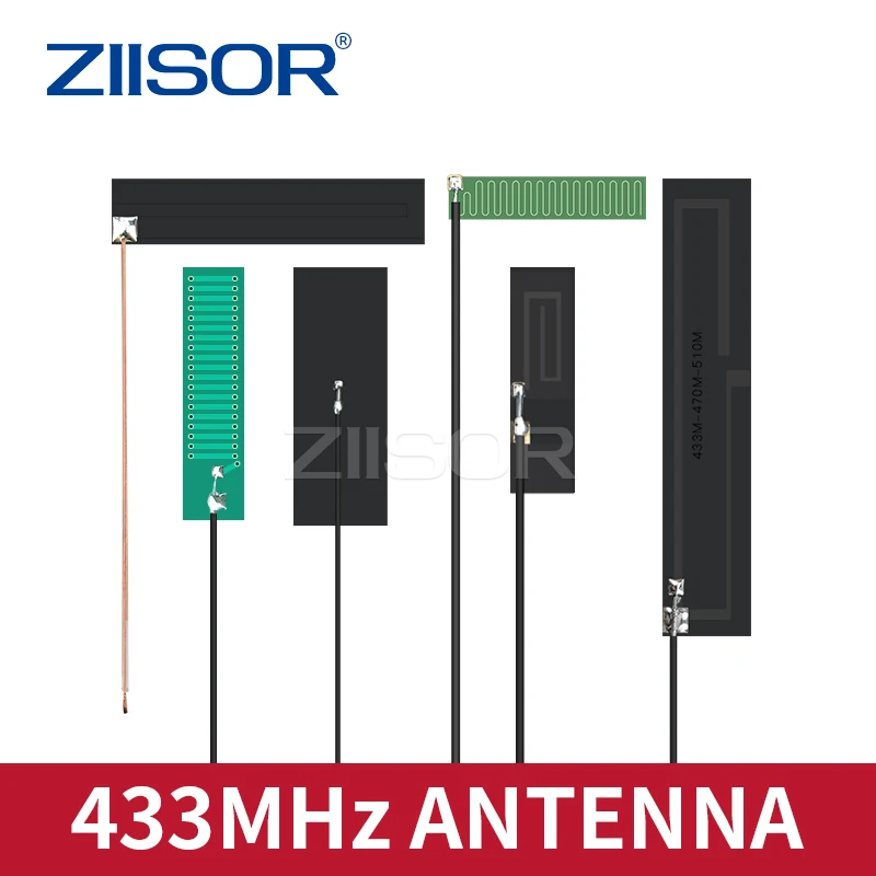 Embedded 433MHz Antenna Lora 433 MHz FPC Soft Built in Antennas IPEX IPX Omni Antena Long Range Receiver Aerial TX433-FPC-5711