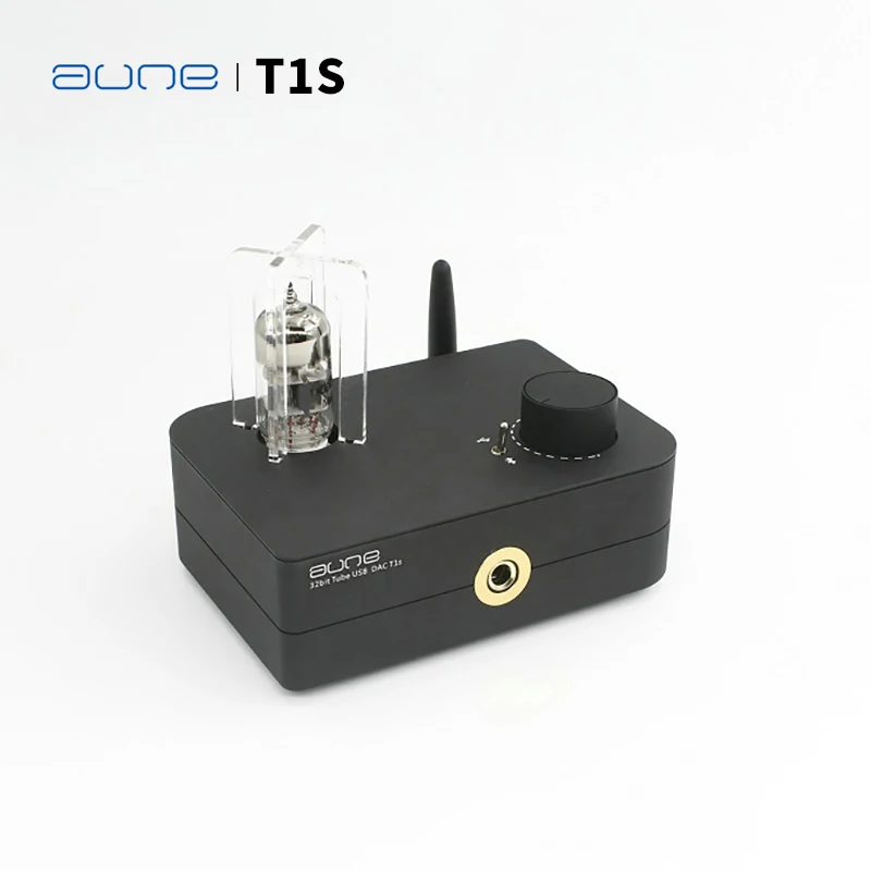 AUNE T1S HIFI DSD Tube Headphone Amplifier USB DAC