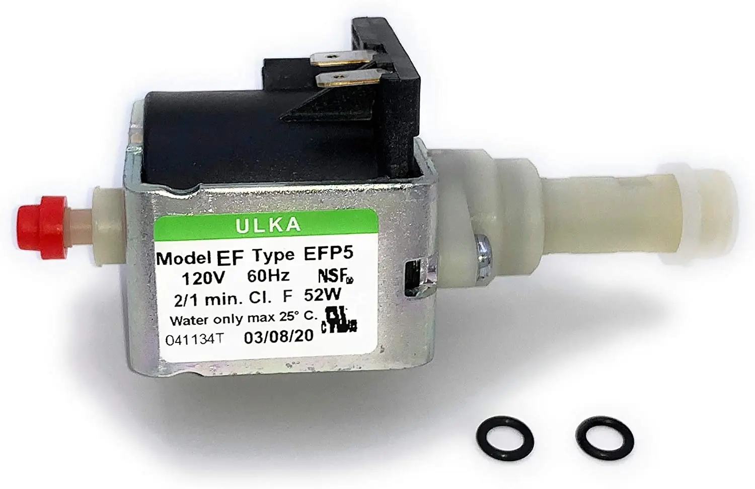 ULKA Model E Type EFP5 Solenoid Vibratory Water Pump 2/1 min ON/OFF, AC ...