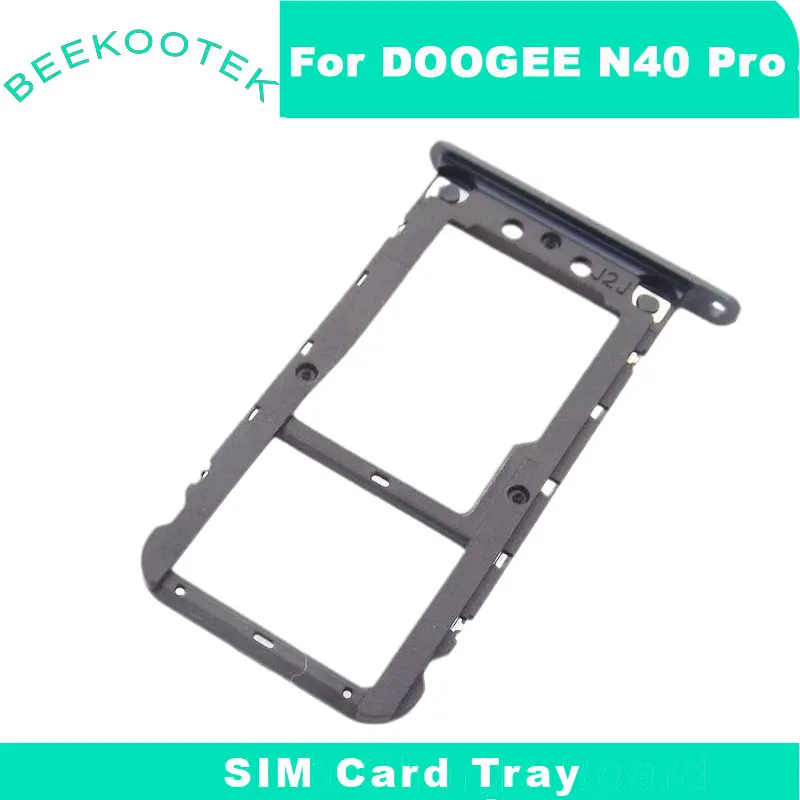 Original Doogee N40 Pro Titular do Cartão Sim Slot para Cartão Sim Bandeja Titular Reparação Acessórios de Substituição para Doogee N40 Pro Telefone Inteligente