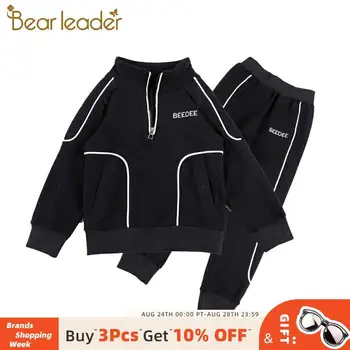 

Bear Leader 2020 Autumn New Children Casual Active Outfits Kids Fashion Suits for Boys Letter Print Pullover Tops and Long Pants