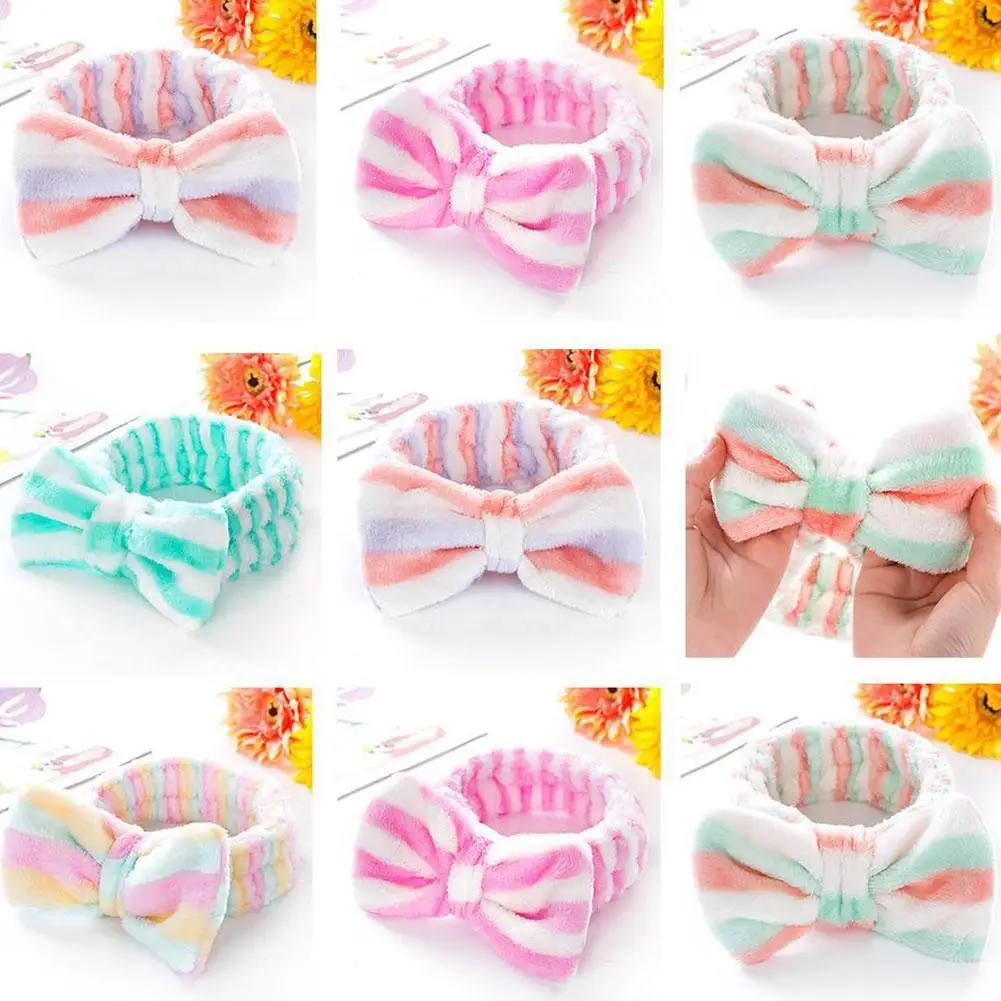

Wide headband, fashionable bow pattern headband, can of be in variety colors washed a C2X3