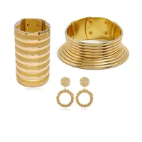 Ensemble de bijoux collier Vintage africain, ras du cou indien Boho, Bracelet à deux mains pour femmes éthiopiennes, ensemble de bijoux pour fête de mariage 2