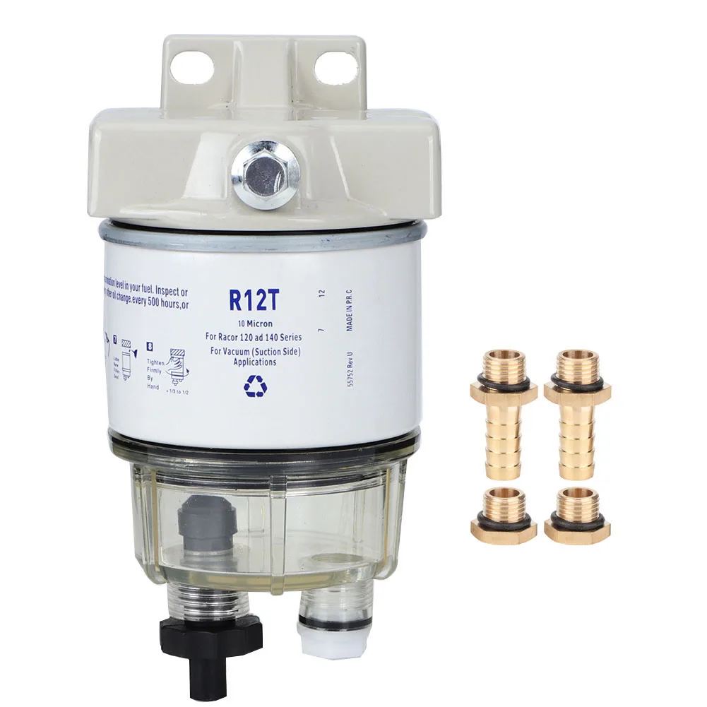 R12T 30 gph Boat Marine Rotation Fuel Filter Water Separator Fits for Speedboat oil tanker filling truck | Автомобили и мотоциклы