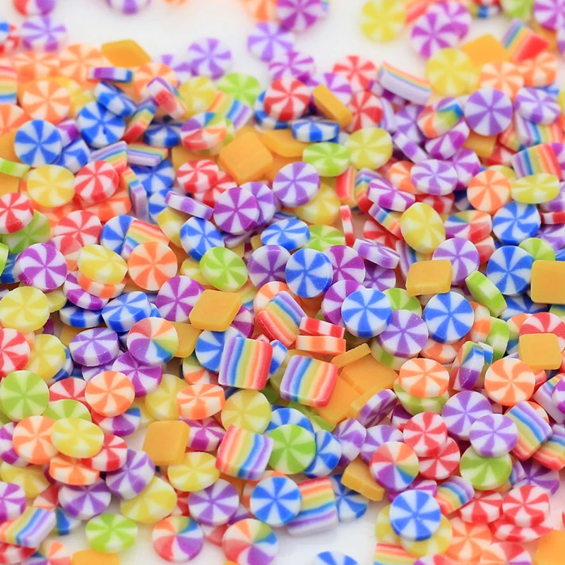 

Happy Monkey Fimo Slices Slime Additives Supplies Charms Cute Polymer Clay Candy DIY Sprinkles For Fluffy Cloud Clear Slime Clay