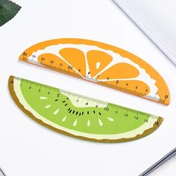 Cute Kawaii Wooden Straight Ruler Creative Fruit School Office Supply Novelty Stationery Accessory Measuring Drawing Ruler Tool