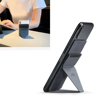 

Universal Adhesive Reusable Portable Invisible Magnetic Hands Free Car Bracket Ultra Thin Phone Holder Triangle Folding Desktop