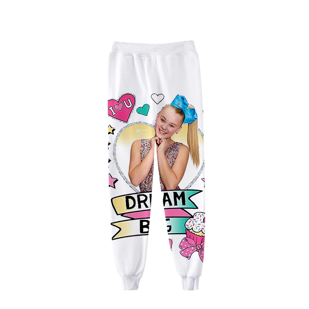 Новинка JOJO SIWA 3D спортивные штаны с принтом, штаны для бега для мужчин/женщин, модная уличная одежда, длинные штаны,, повседневные трендовые штаны в стиле хип-хоп