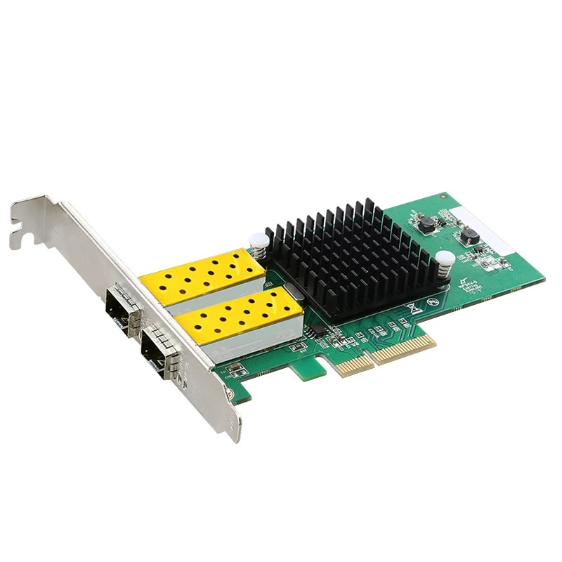 Двухпортовая сетевая карта SFP 1G Волоконно Оптический Ethernet сервер конвергентный