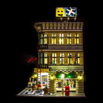 

Battery Powered LED Light Building Block Accessory Kit for Department Store Street View 10211 LED Included Only