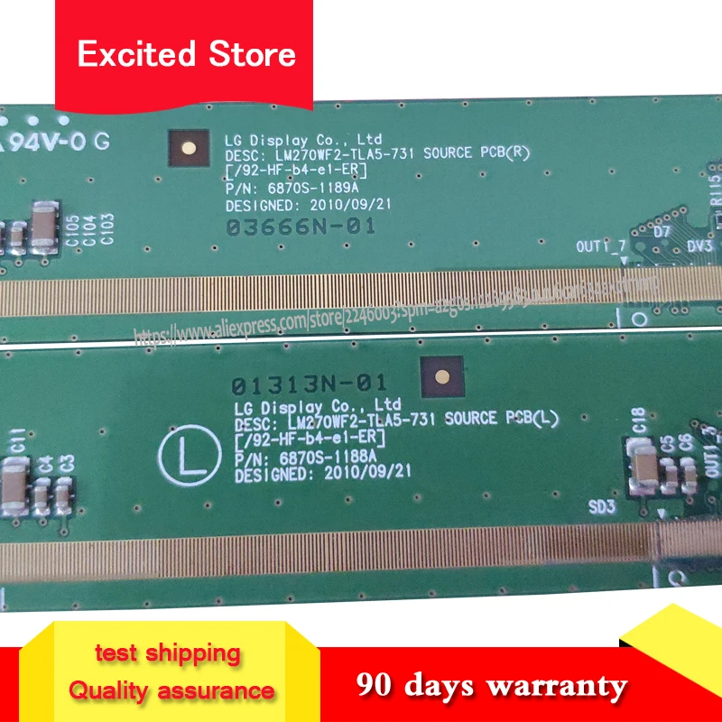 Оригинал 1 пара/2 шт. S315DP01V00_HF_SR/ S315DP01V00_HF _ SL деталь печатной платы ЖК-панели |