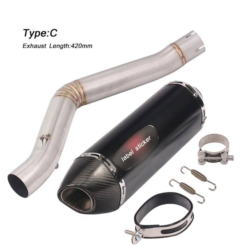 Для Benelli Leoncino 500/800 trail мотоцикл глушитель труба звено средней Трубы система неразрушающая установка