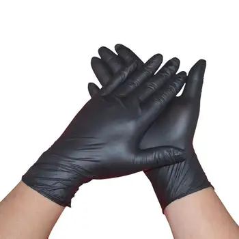 

50PCS 9 Inch Boxed Disposable Gloves Rubber Latex Food Household Cleaning Gloves Anti-static Gloves