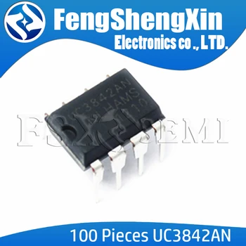 

100pcs/lot New UC3842AN DIP8 UC3842 UC3842BN DIP 3842AN DIP-8 UC3842A UC3842B UC3842 PWM Controller IC DIP-8
