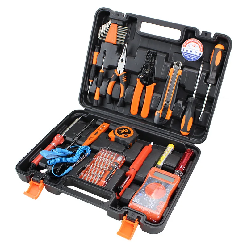 

Household Hand Tools tao zhuang xiang Telecommunications Set Maintenance Detection Electrician 47 Pieces