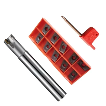 

BAP 300R T8-12-130 Indexable Milling Cutter W/ 10pcs APMT1135PDERDP Inserts Kit