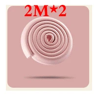Защитные уголки для детского стола 4 м - Цвет: Pink L