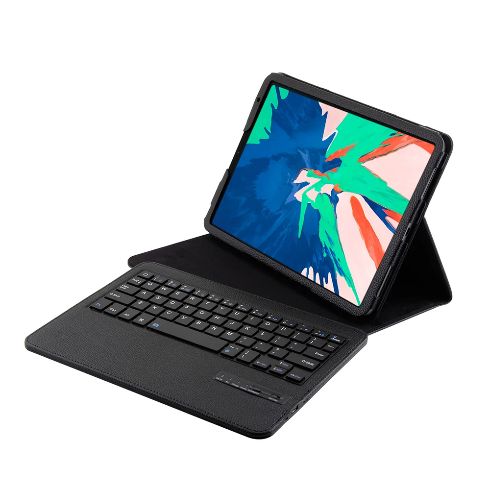 Для нового iPad Pro 11 чехол с беспроводной Bluetooth клавиатурой Стенд Смарт роскошный кожаный полный защитный чехол для iPad Pro 11