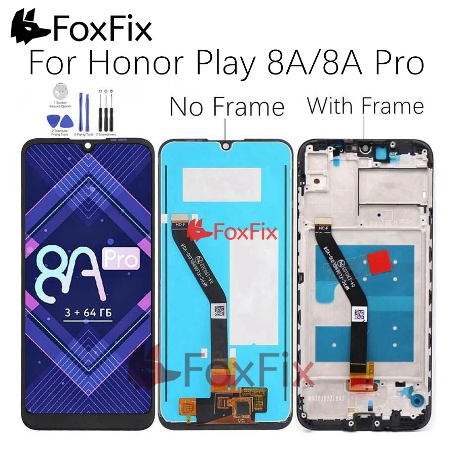 

Screen For Huawei Honor 8A LCD Display Touch Screen With Frame JAT-L29 JAT-L09 JAT-L29 JAT-L41 For Huawei Honor 8A Pro LCD