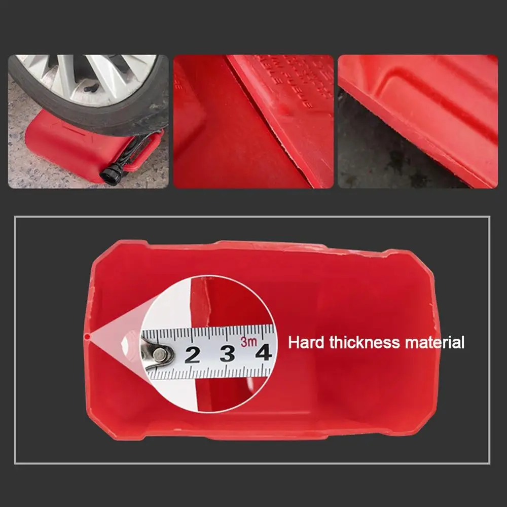 10Litre Plastic Fuel Container Jerry Can Spare Petrol Gas Fuels Tank Anti-static Gasoline Diesel Carrier with Pipe Heavy Duty