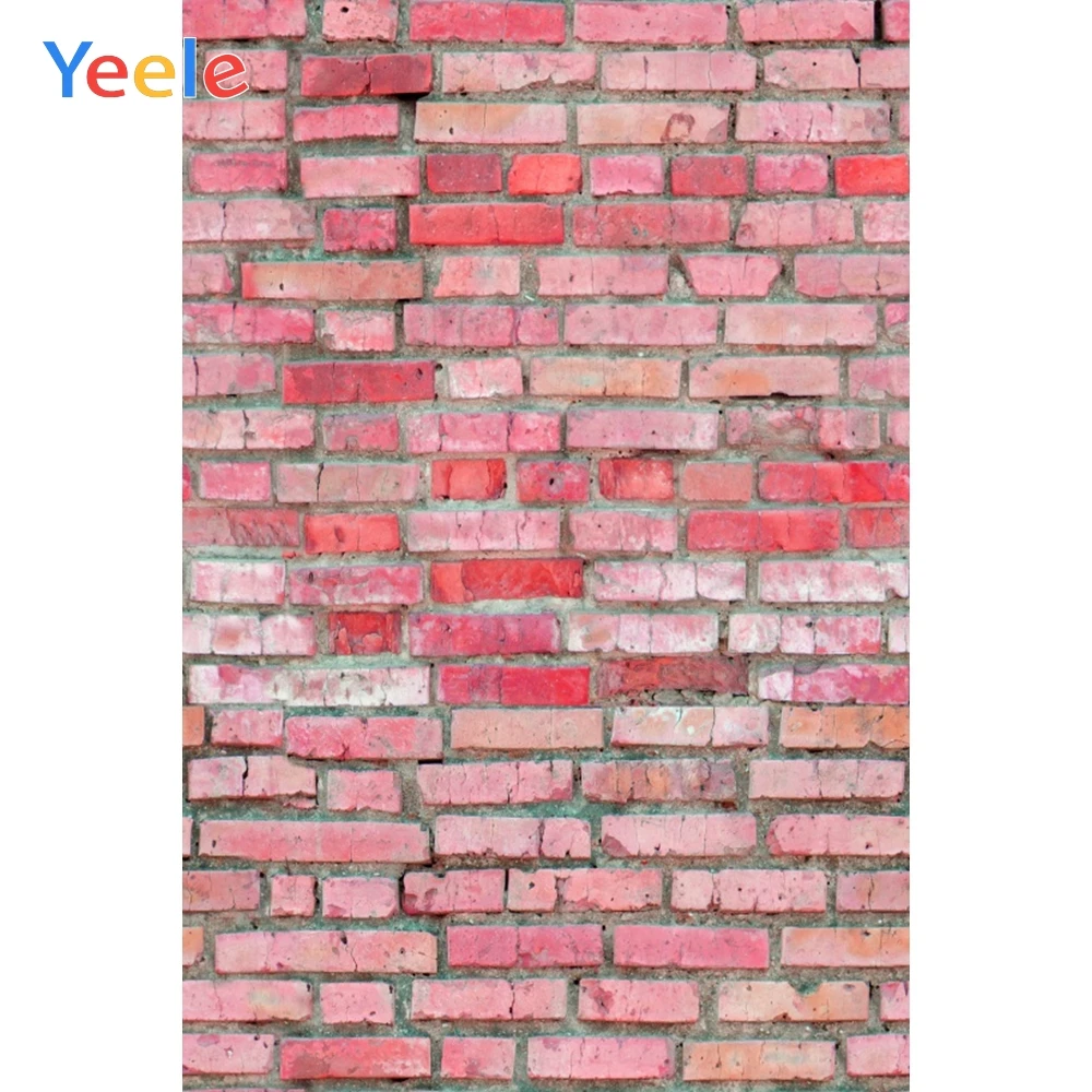 Yeele вечерние фоны для фотосъемки новорожденных с изображением розовой кирпичной