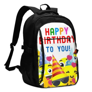 

Bags School Bags For Boy Girl TeenagerHappy Birthday Kids Party USB Charge Computer Laptop Back Pack